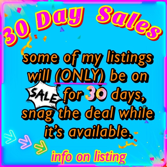 30 day Sales - Picture 1 of 1